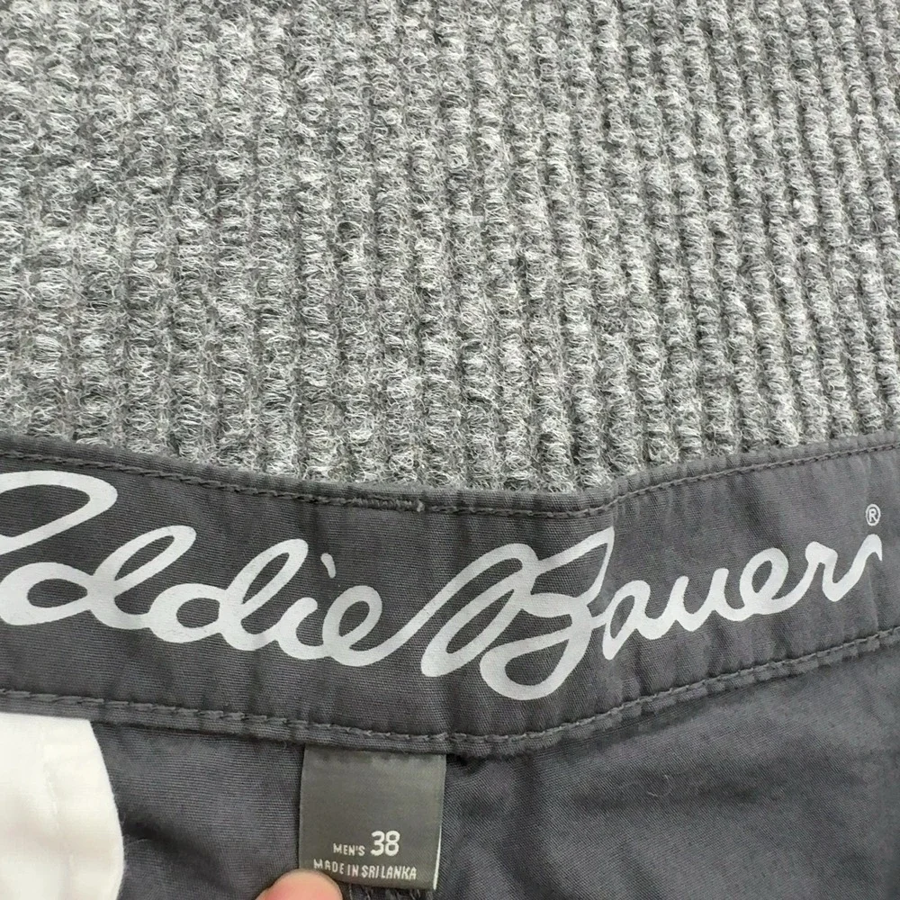Eddie Bauer Shorts Mens 38 Grey Cotton Specially Dyed Chino Casual Gorpcore